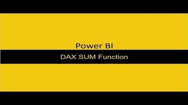 DAX Toplayıcı (Aggregate) Fonksiyonları
