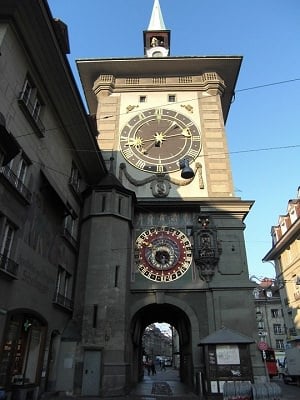 Clock Tower in Bern, Switzerland